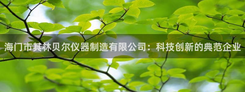云顶国际app官网下载：海门市其林贝尔仪器制造有限公司：科技