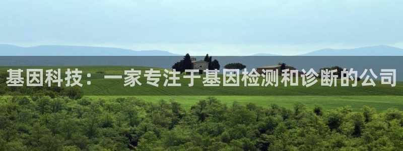 yd2333云顶电子：基因科技：一家专注于基因检测和诊断的公