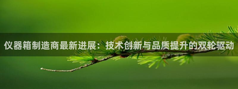 云顶国际app下载安卓：仪器箱制造商最新进展：技术创新与品质
