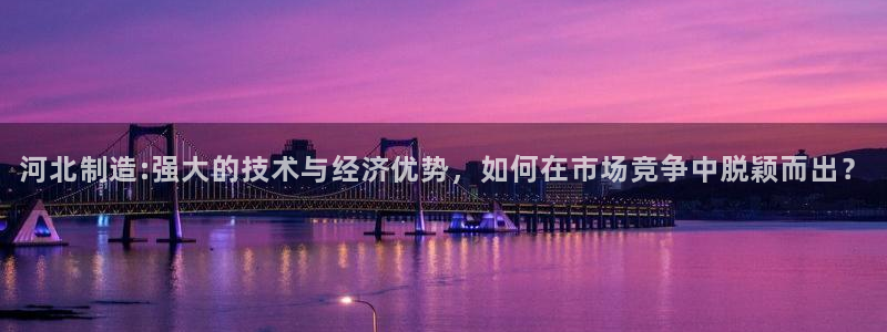 云顶国际怎么进不去了：河北制造:强大的技术与经济优势，如何在