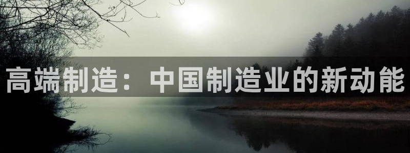 云顶国际酒店几星级的：高端制造：中国制造业的新动能