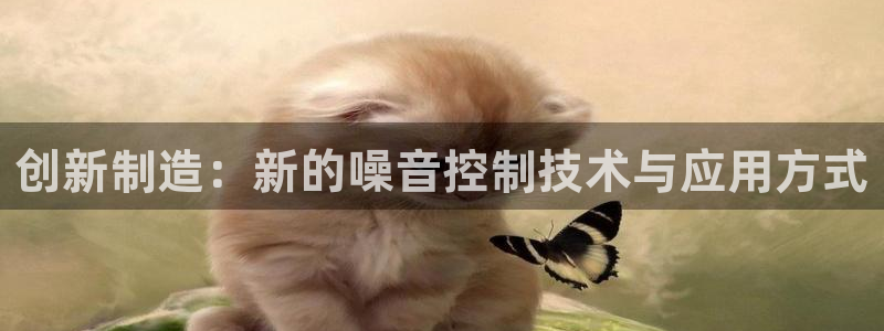 云顶国际区块链怎么样：创新制造：新的噪音控制技术与应用方式